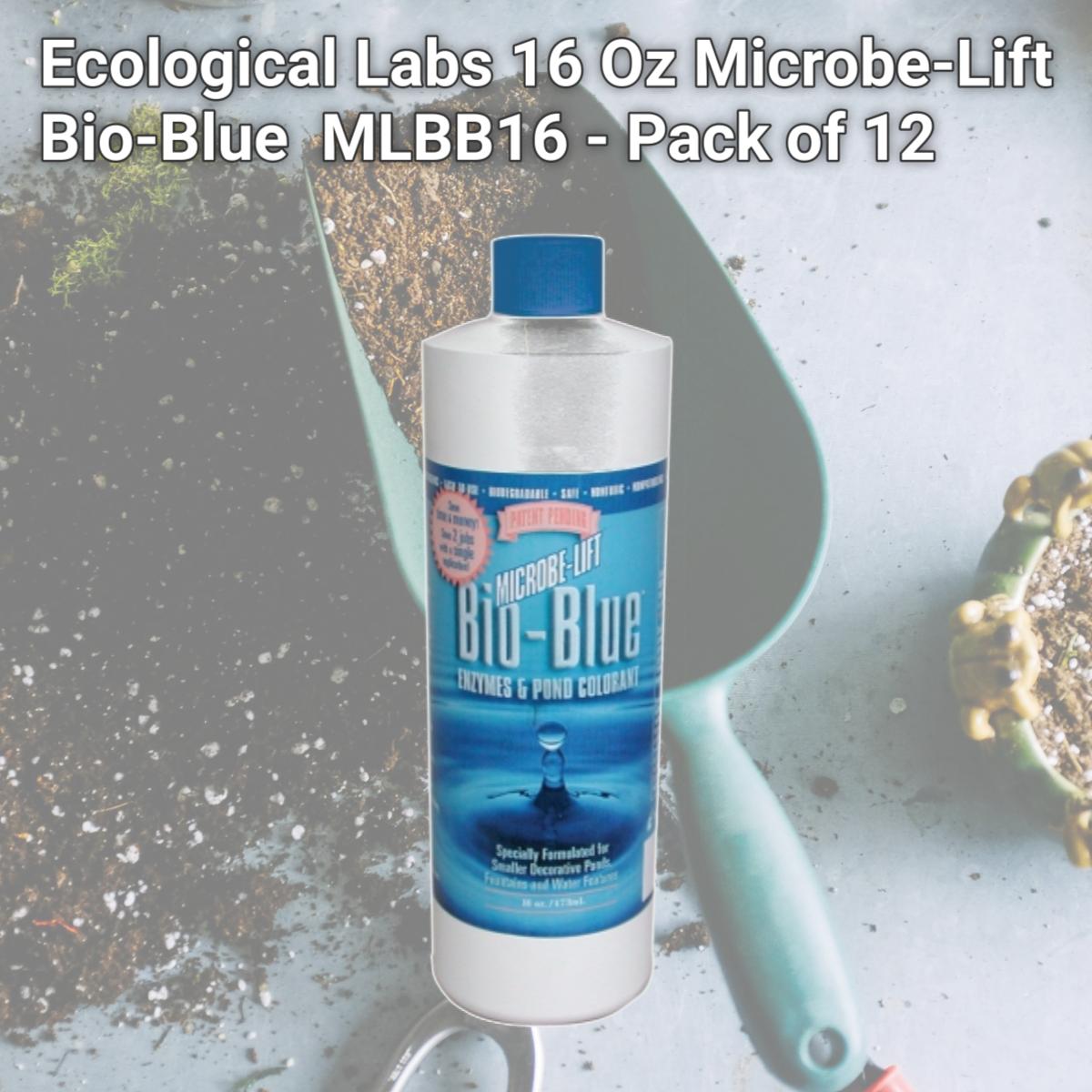 Picture of Ecological Labs 16 Oz Microbe-Lift Bio-Blue  MLBB16 - Pack of 12