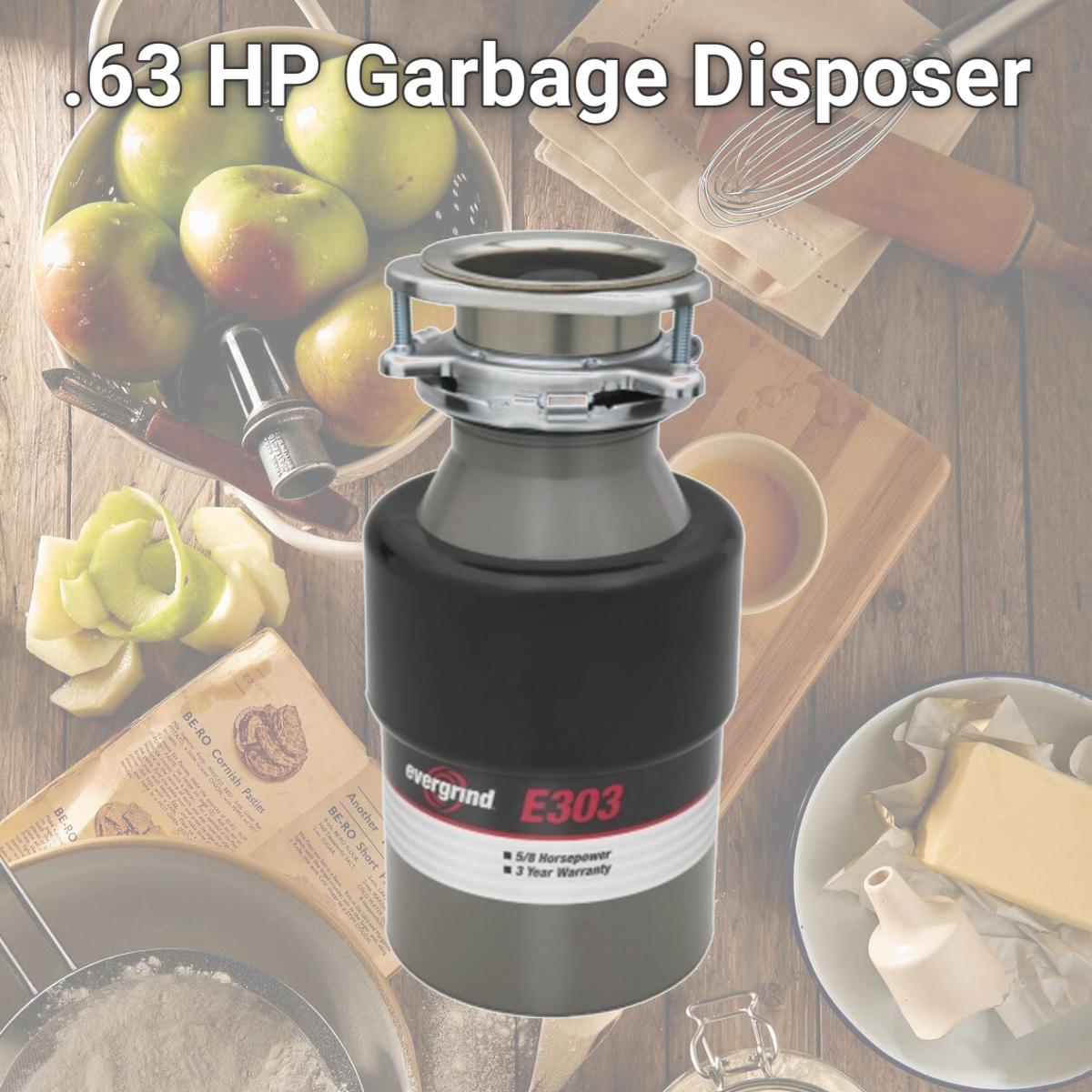 Picture of In-sink-erator .63 HP Garbage Disposer  E303