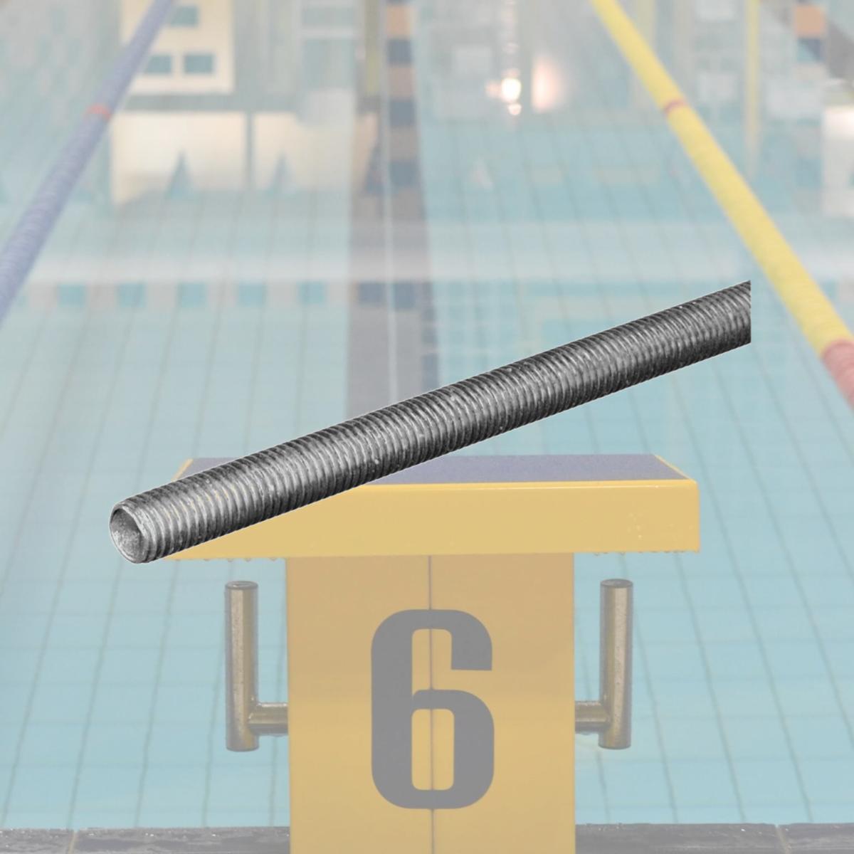 Picture of Boltmaster Steelworks .44in. X 24in. Threaded Rod NC Zinc  11022