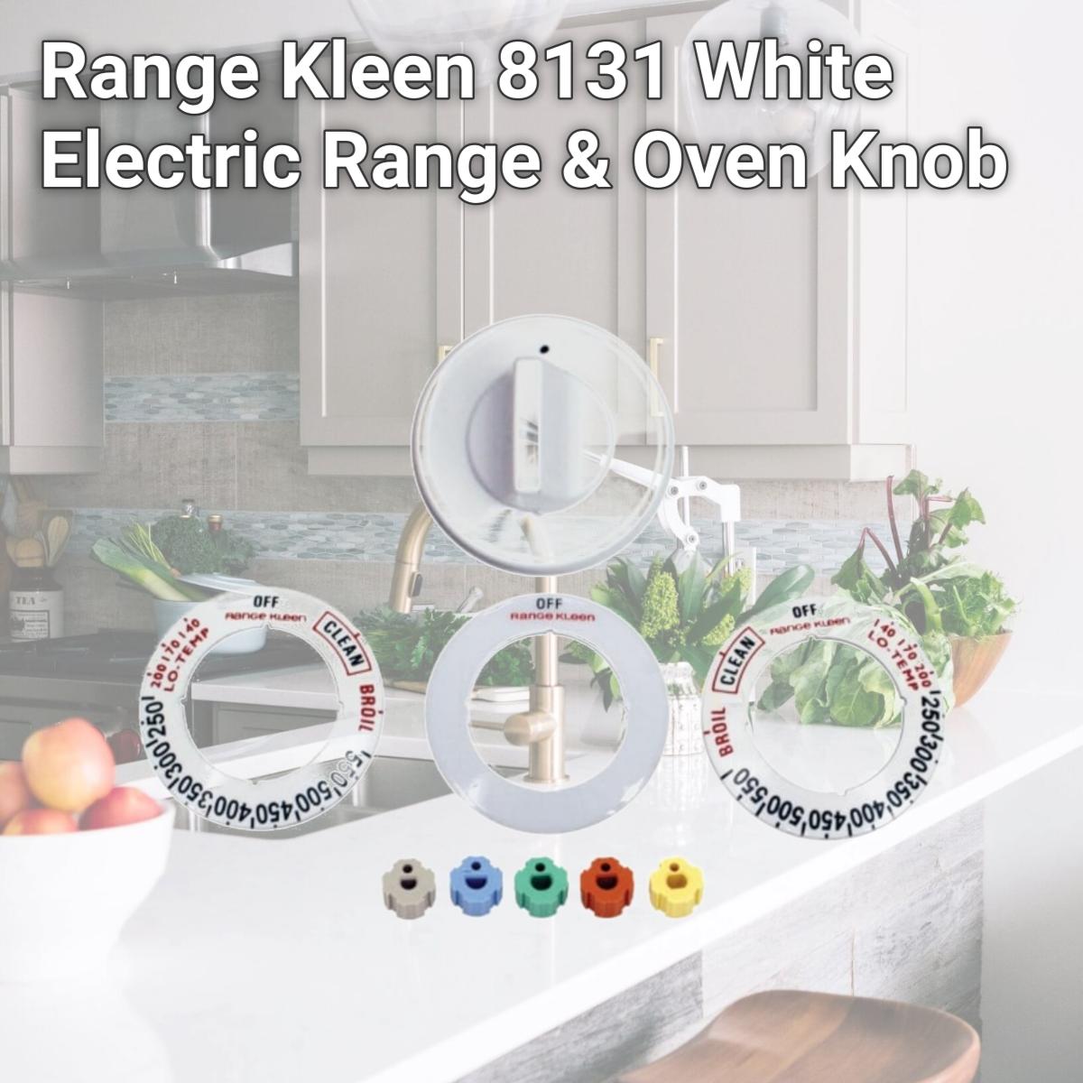 Picture of Range Kleen 8131 White Electric Range & Oven Knob