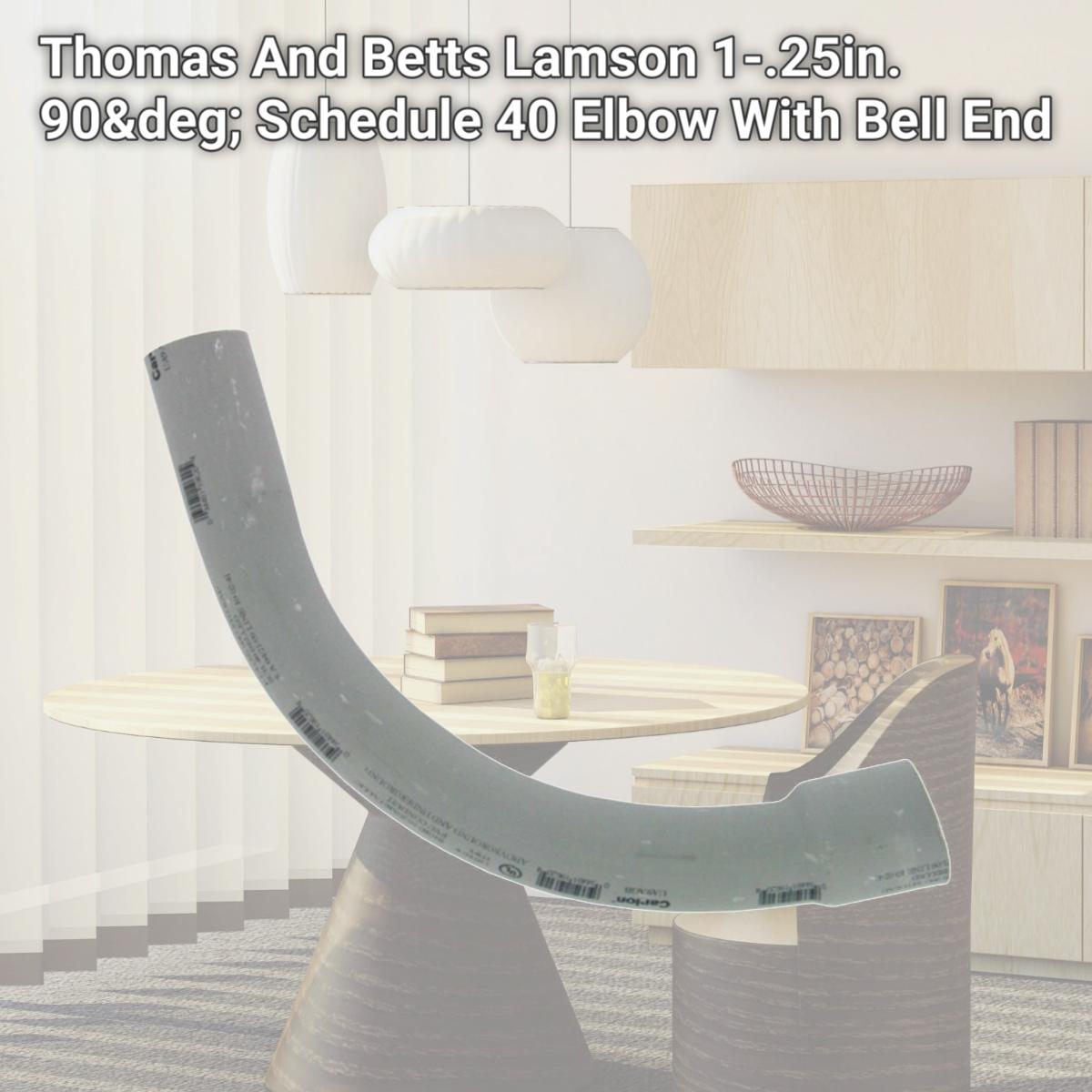 Picture of Thomas And Betts  Lamson 1-.25in. 90&deg; Schedule 40 Elbow With Bell End  UA9AGB-CTN