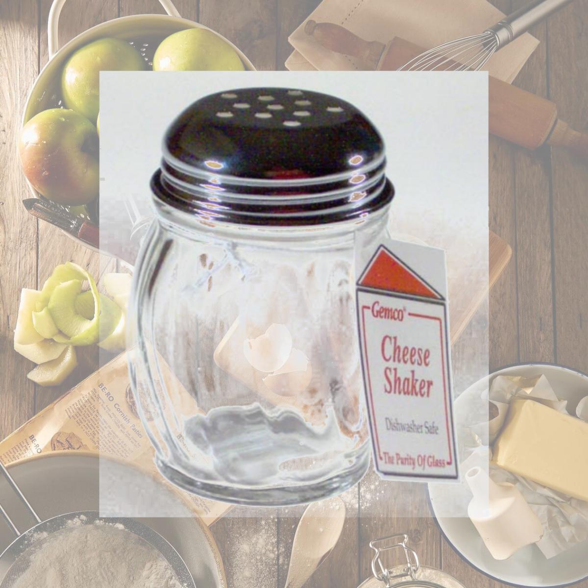 Picture of Lifetime Brands 5078568 Glass with Stainless Steel Lid Cheese Shaker