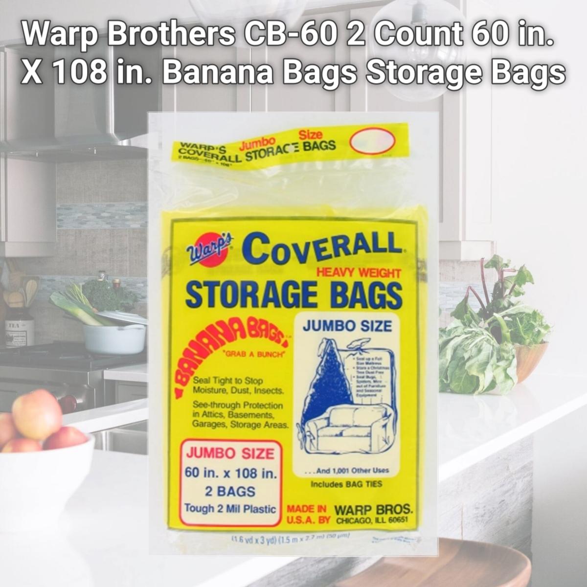 Picture of Warp Brothers CB-60 2 Count 60 in. X 108 in. Banana Bags Storage Bags