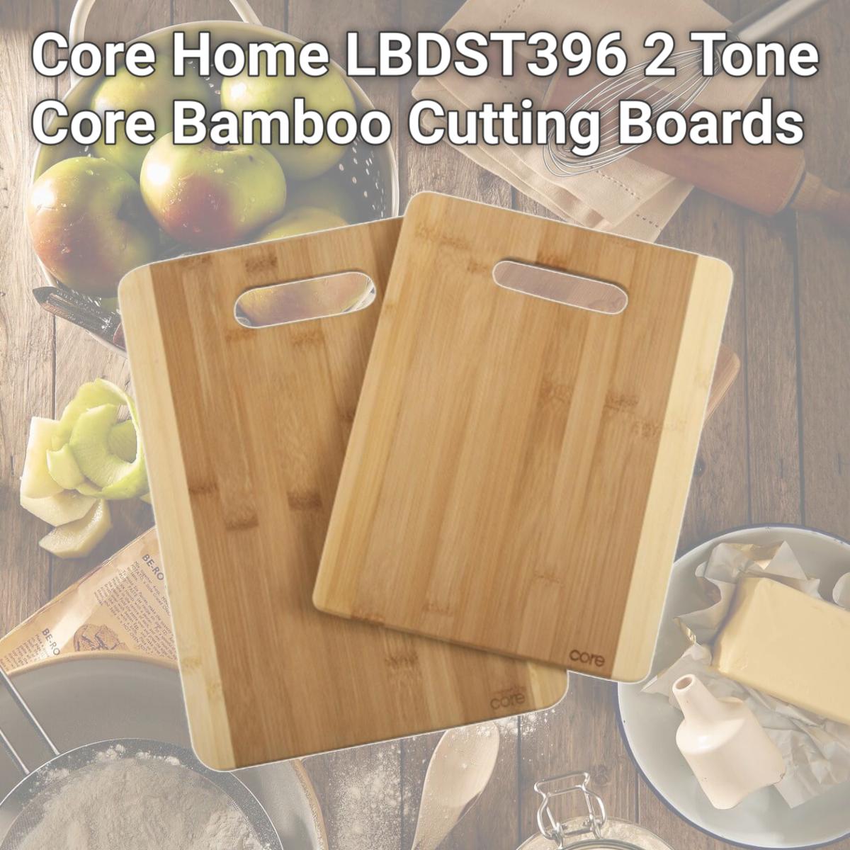 Picture of Core Home LBDST396 2 Tone Core Bamboo Cutting Boards