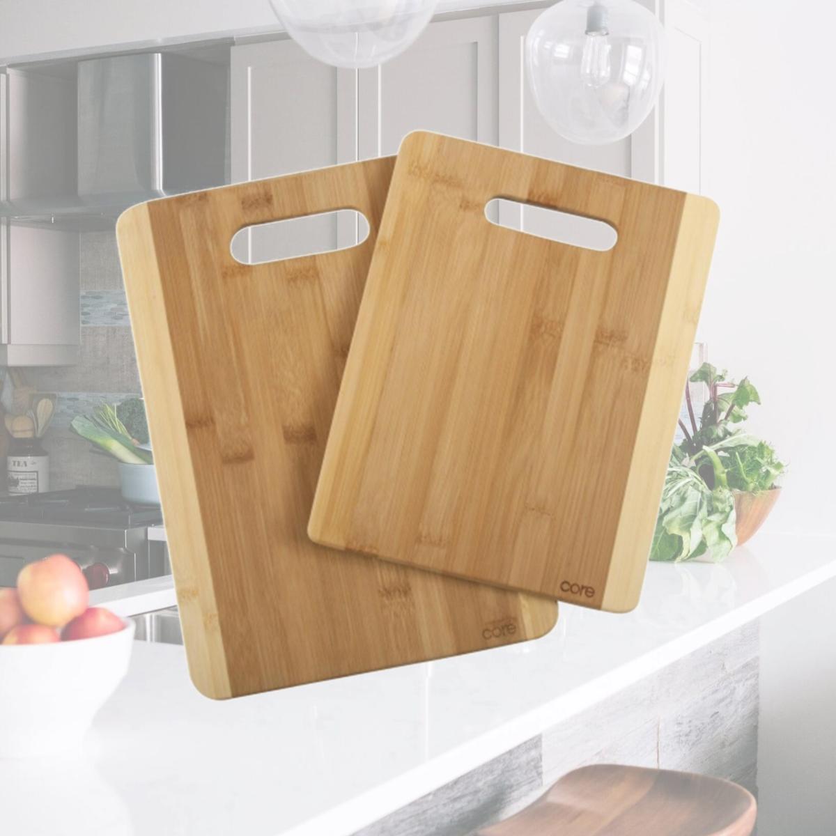 Picture of Core Home LBDST396 2 Tone Core Bamboo Cutting Boards