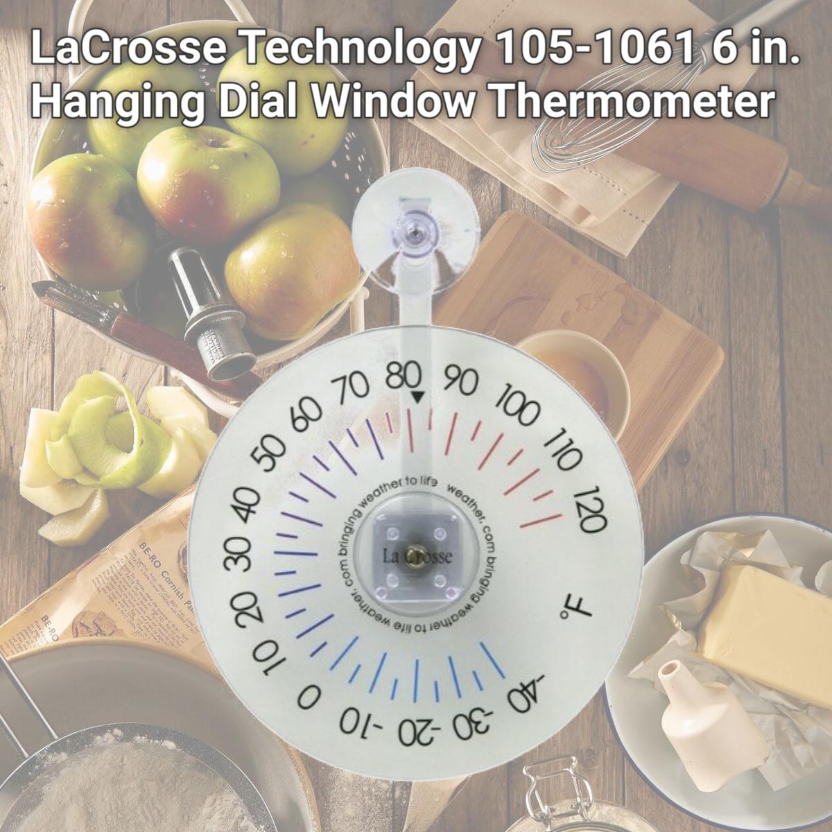 Picture of LaCrosse Technology 105-1061 6 in. Hanging Dial Window Thermometer
