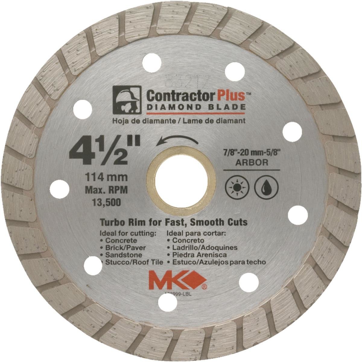Mk Diamond Products 167008 7 In. Contractor Blade Plus