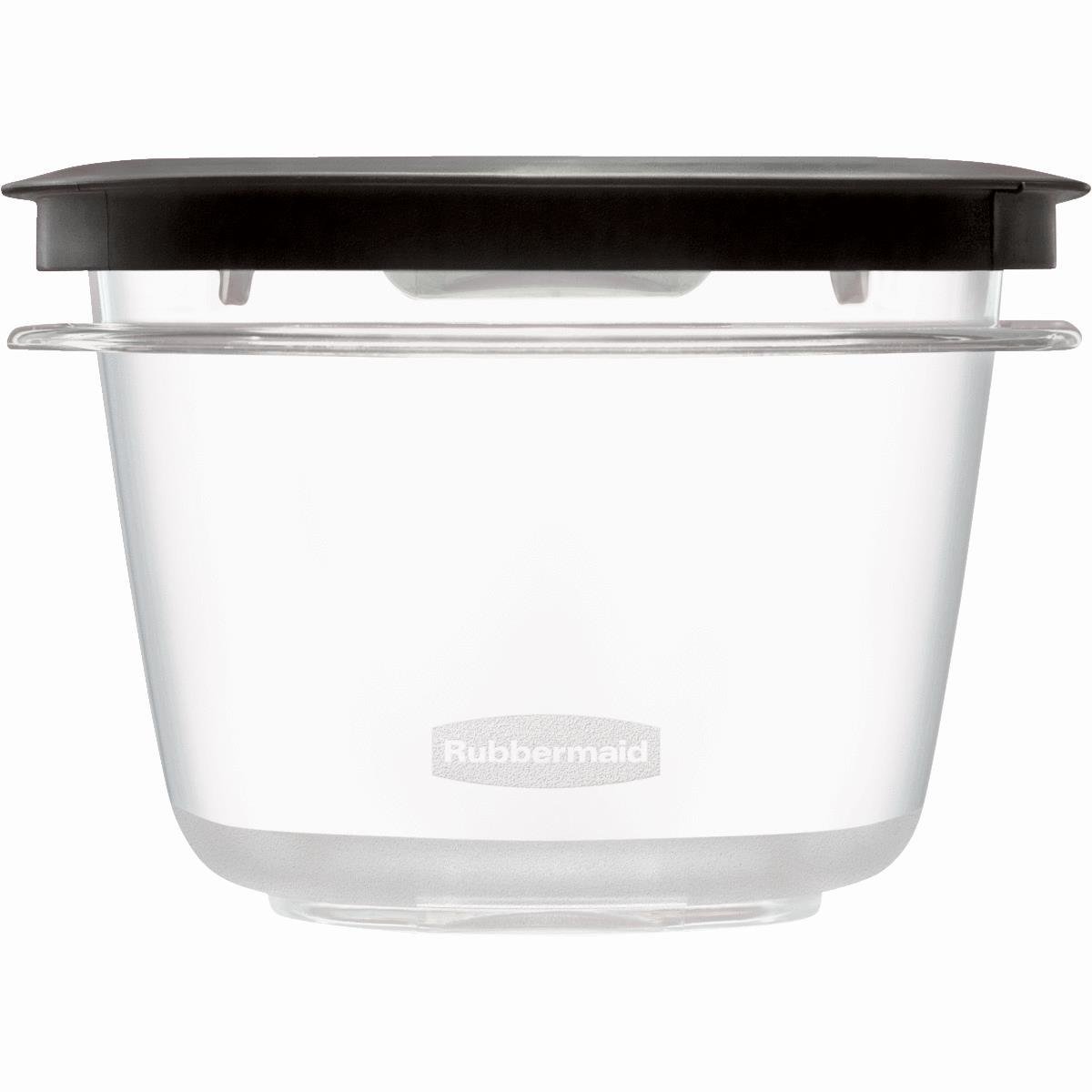 Rubbermaid Food Products 1951293 Premier Round Food Storage Container, 2 Cup