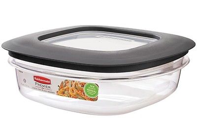 Rubbermaid Food Products 1937648 3 Cup Premier Square Food Storage Container