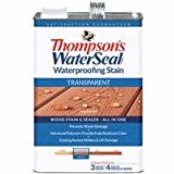 Thompsons Sherwin Williams 41831 1 Gal Transparent Stain, Sequoia Red