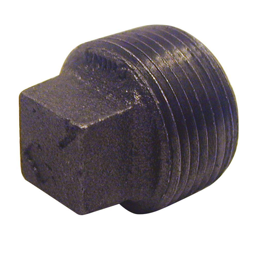 521-801hn 0.25 In. Square Head Plug - Black