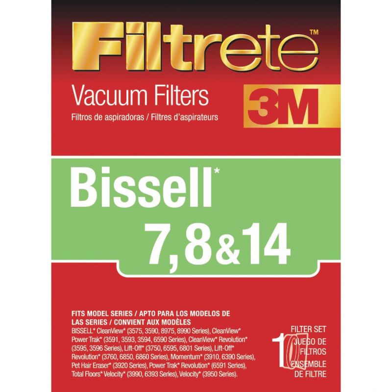 66878a-4 7, 8 & 14 Filtrete Bissell Vacuum Filter