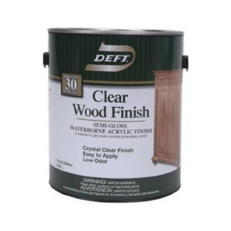 Ppg Brands Dft108-01 Gallon Semi Gloss Waterborne Clear Wood Finish