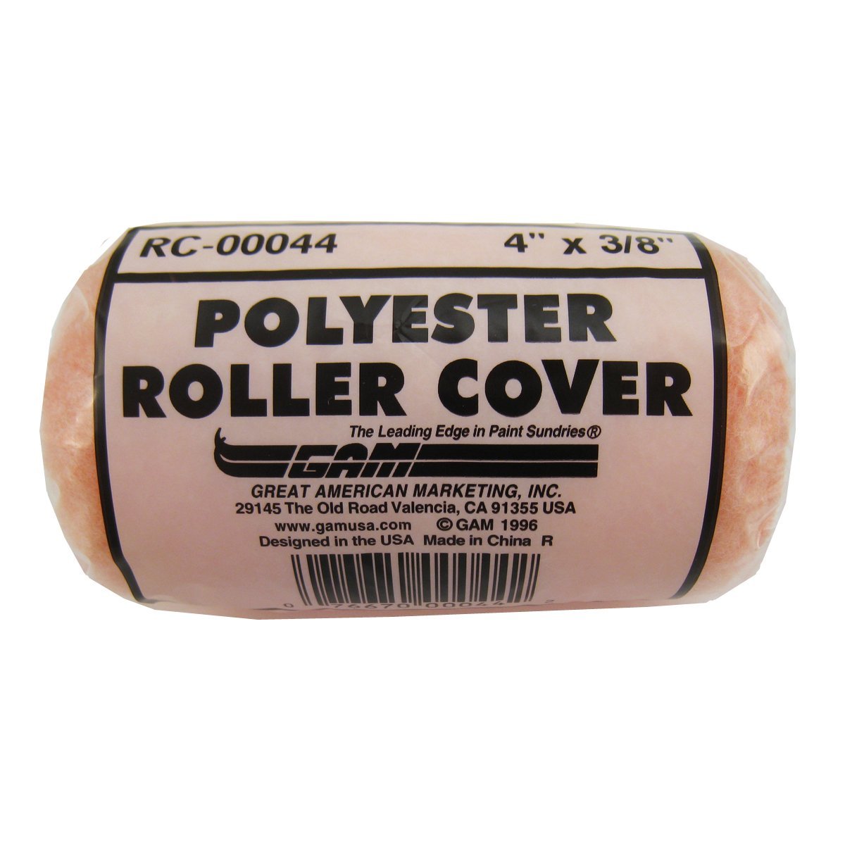 Rc00044 4 In. X 0.375 In. Polyester Trim Roller Cover
