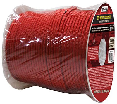 Npc5503240r 0.16 In. X 400 Ft. Paracord, Red