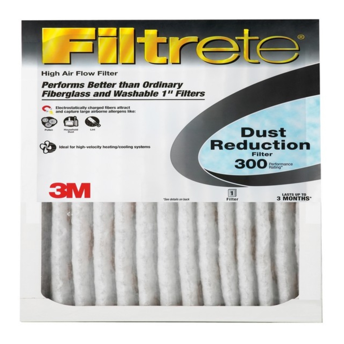 302dc-h-6 20 X 20 In. Filtrete Dust Reduction Filters - White, Pack Of 6