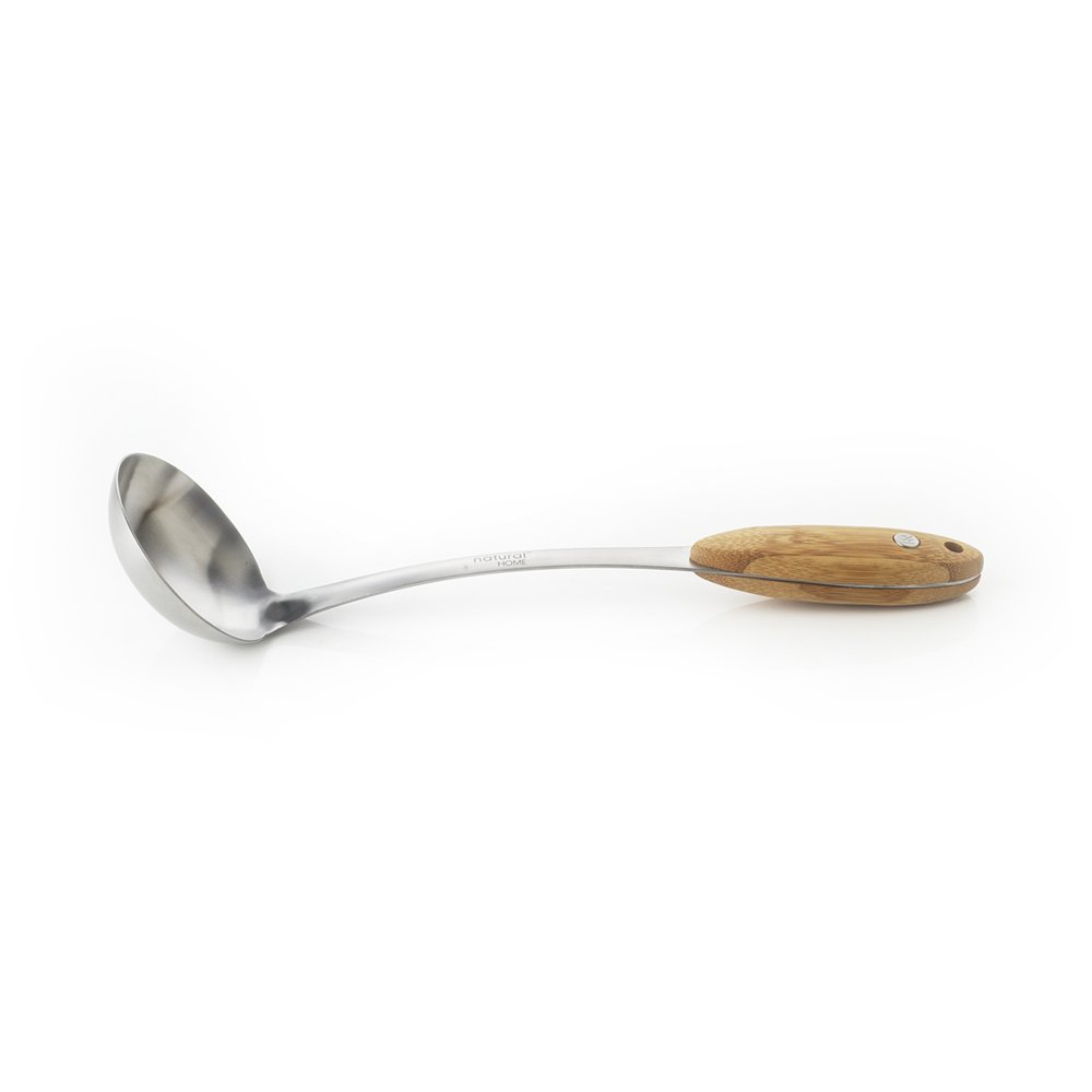Wp6 Stainless Steel & Bamboo Ladle