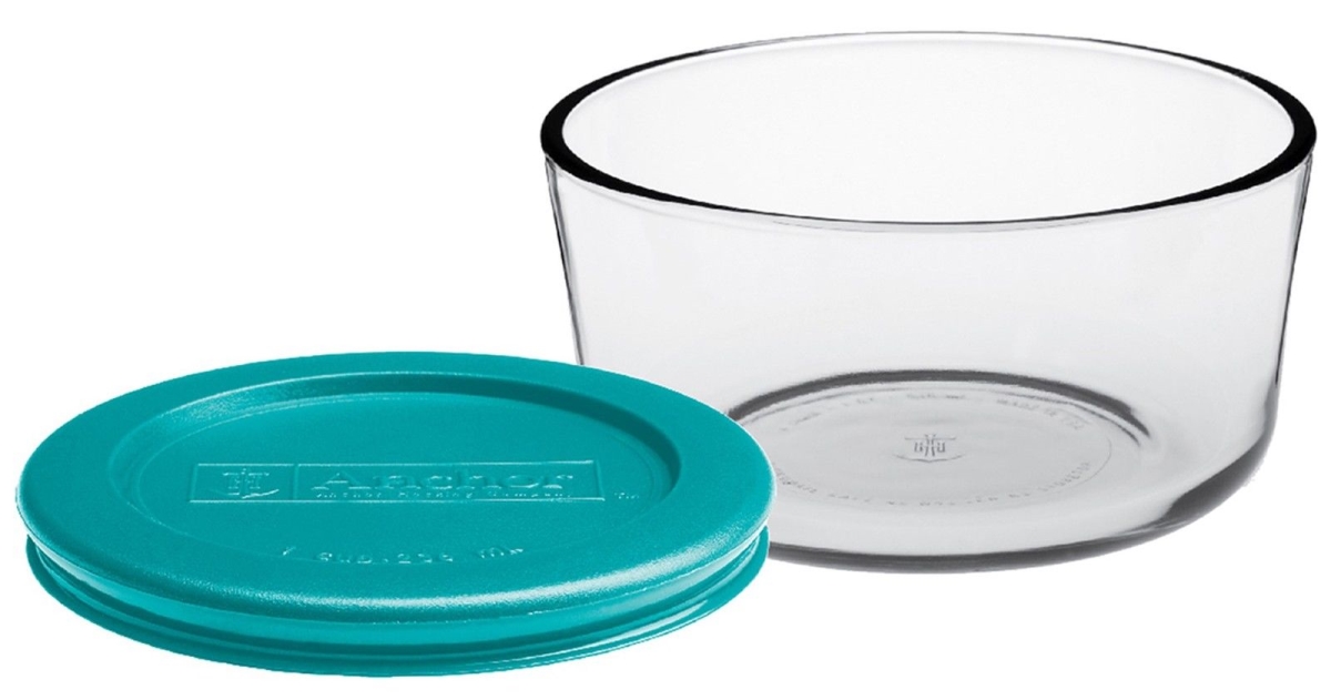 91996 4 Round Cup Clear Kitchen Storage Container, Pack Of 6