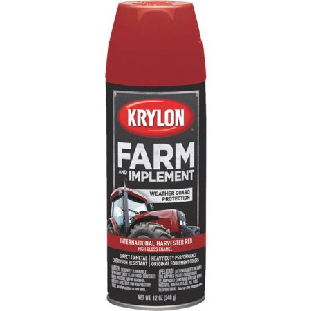 Sherwin Williams-krylon 1933 12 Oz Farm Implement Spary Paint, Harvester Red