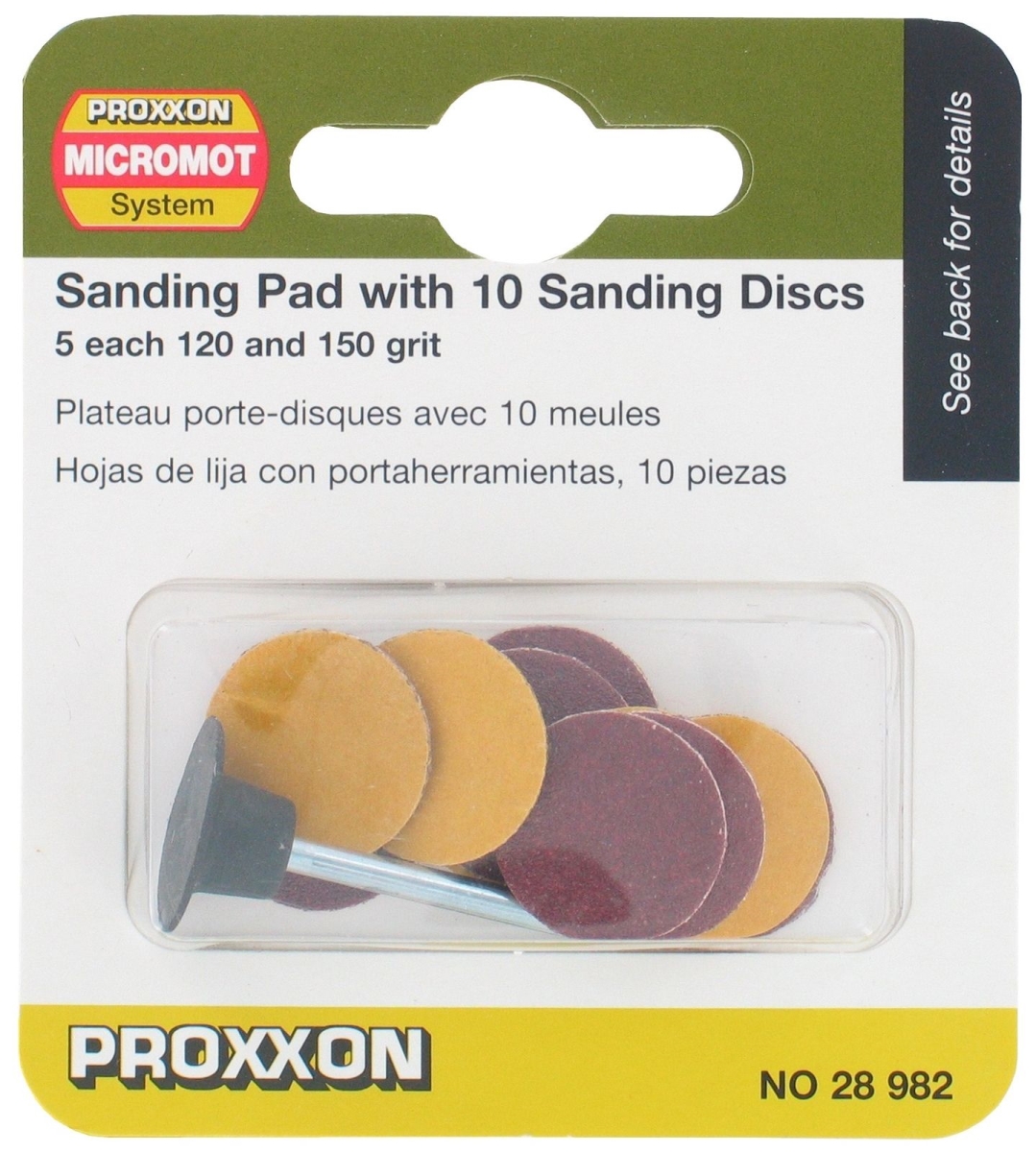 28982 Sanding Pad With 10 Discs