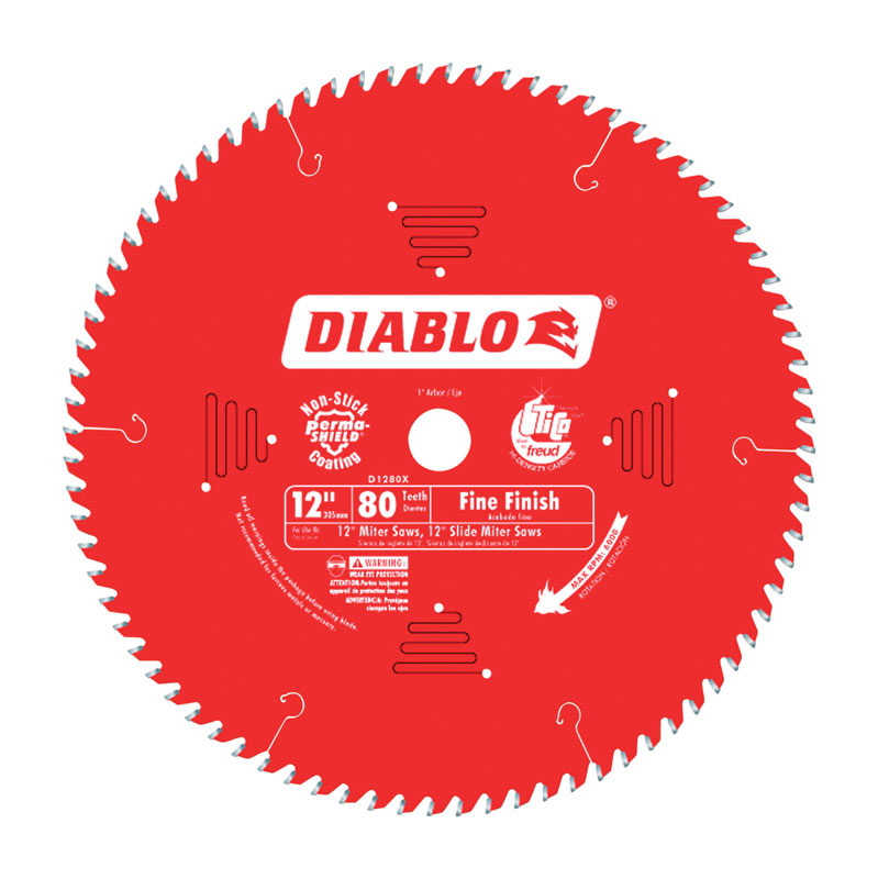 2117950 12 In. 80t Fine Finish Saw Blade