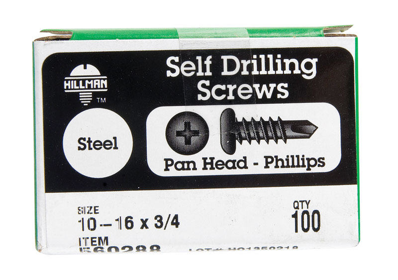 5034145 10-16 X 0.75 In. Phillips Pan Head Self Drilling Screw