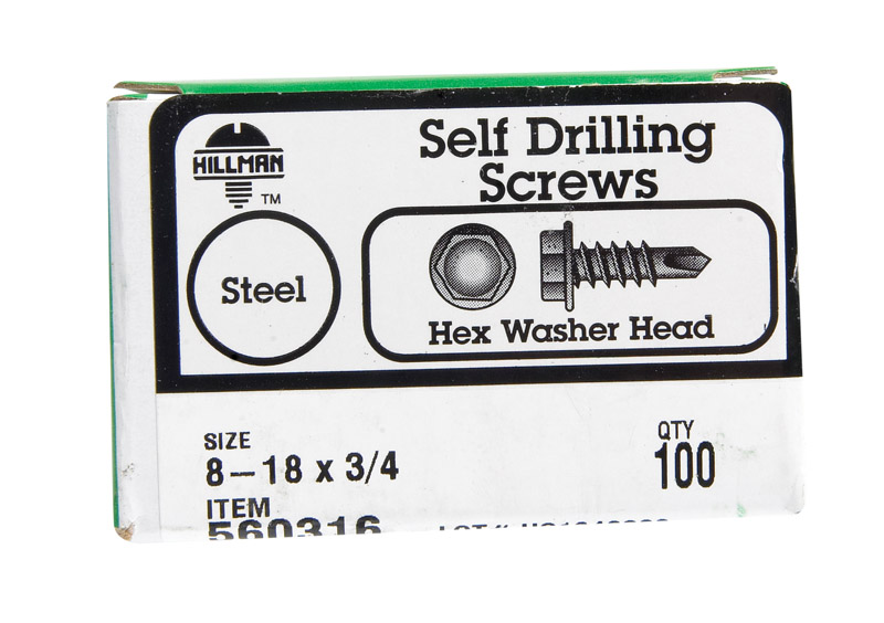 5034210 8-18 X 0.75 In. Hex Washer Drilling Screw