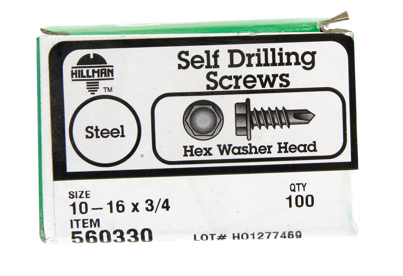 5034244 10-16 X 0.75 In. Hex Washer Head Self Drilling Screw