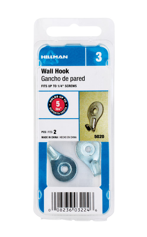 5334495 Utility Wall Hook - Card Of 2- Pack Of 10