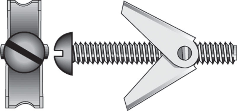 3 X 3 In. Toggle Bolt - Card Of 2- Pack Of 10