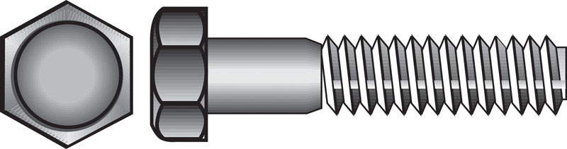 0.25 X 0.75 In. Nc Stainless Steel Hex Bolt