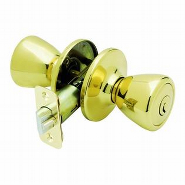 - Ultra 83952 Entry Lock Set Polished Brass