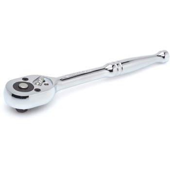 0.25 In. Drive 72 Tooth Quick Release Ratchet Handle, Nickel Chrome