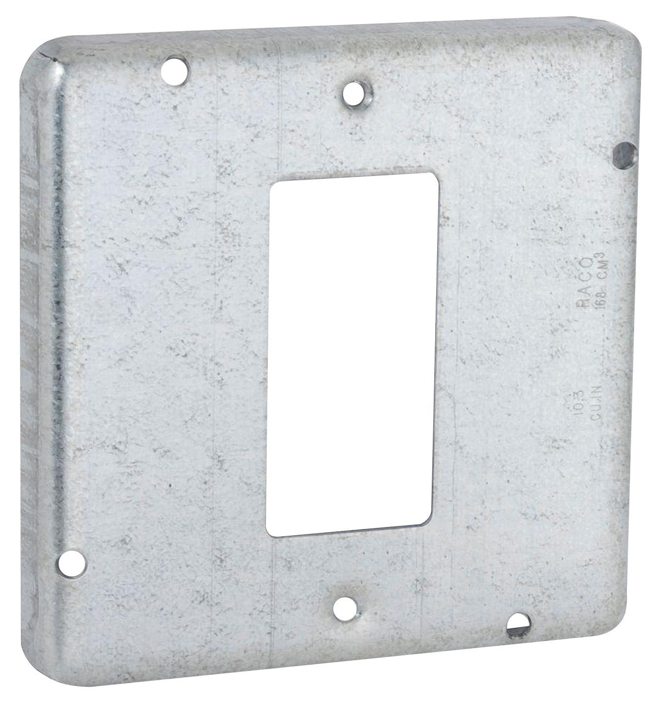 00856 4.68 In. Steel Single Gfci Square Exposed Work Cover