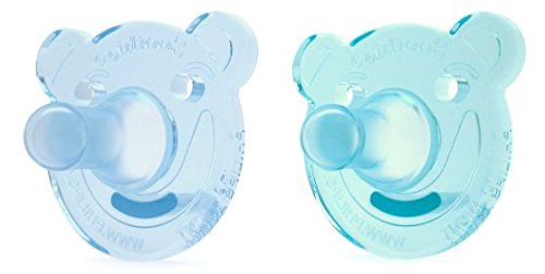 Scf194-00 0-3 Month Bear Soothie Pacifier - Pack Of 2, Assorted Color