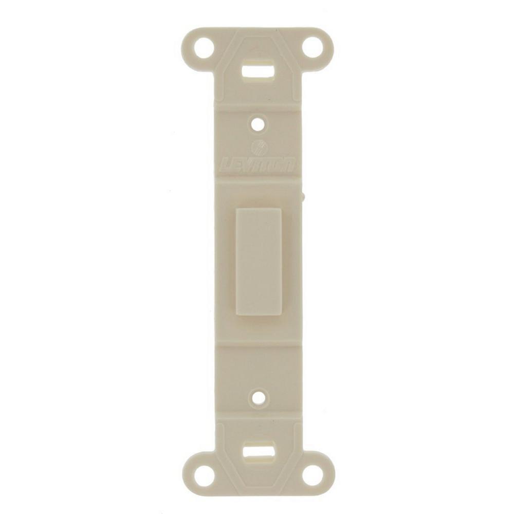 Leviton 005-80700-00t Light Almond Blank Insert For Toggle Wall Plate