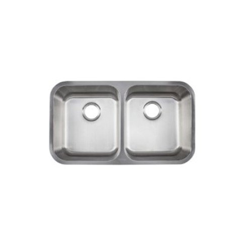 UPC 039487156962 product image for Franke EVDG900-18 32.5 x 18.5 in. Stainless Steel Double Bowl Undermount Sink Si | upcitemdb.com