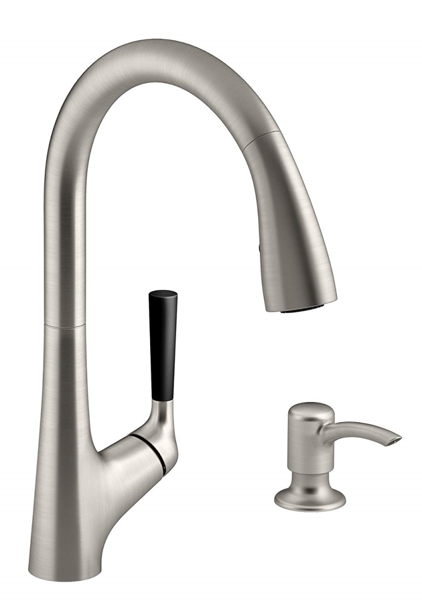 R562-sd-vs 10.5 In. Vibrant Stainless Steel Malleco Pull-down Kitchen Faucet Kit