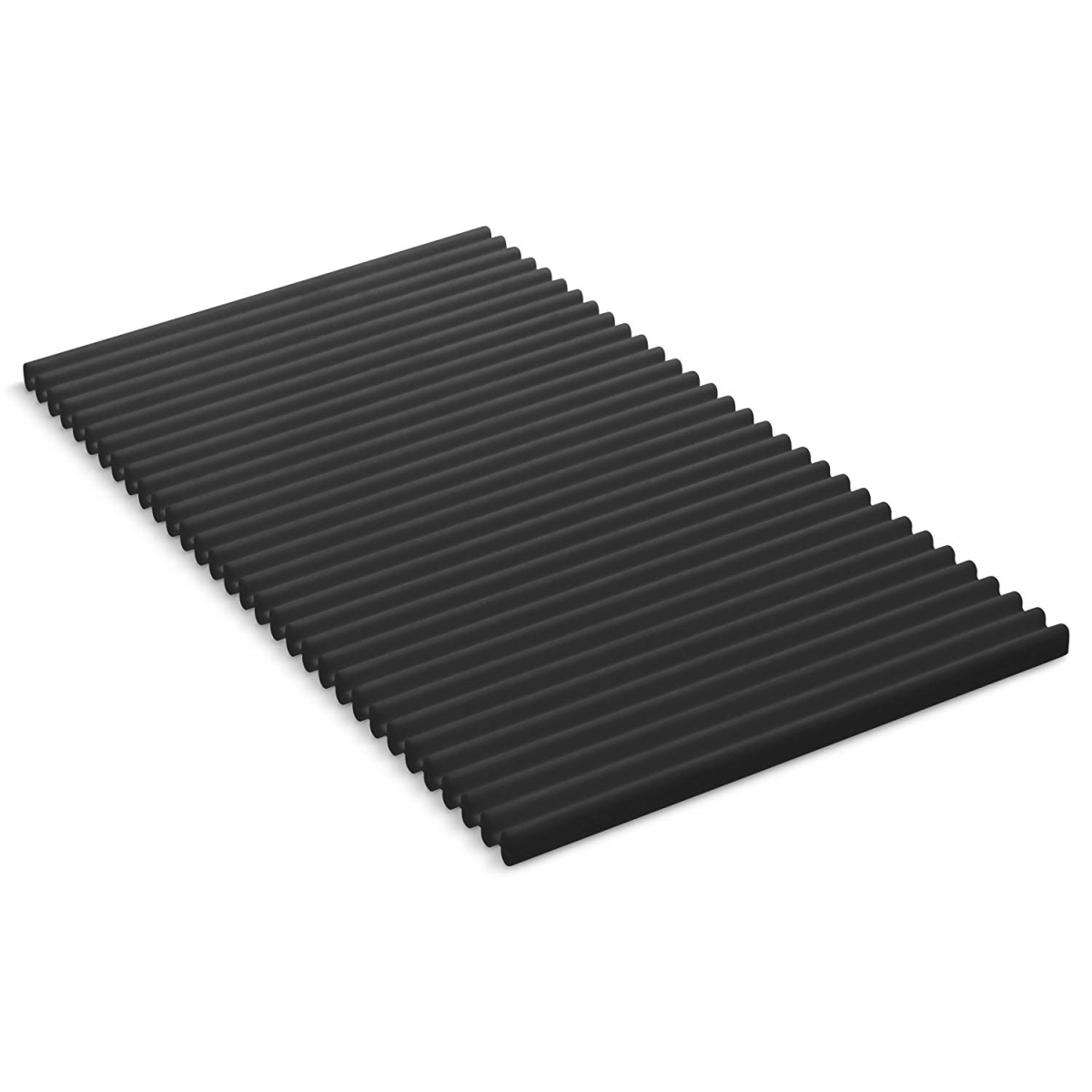 8619-chr 7 X 11.5 In. Silicone Trivet Set, Charcoal