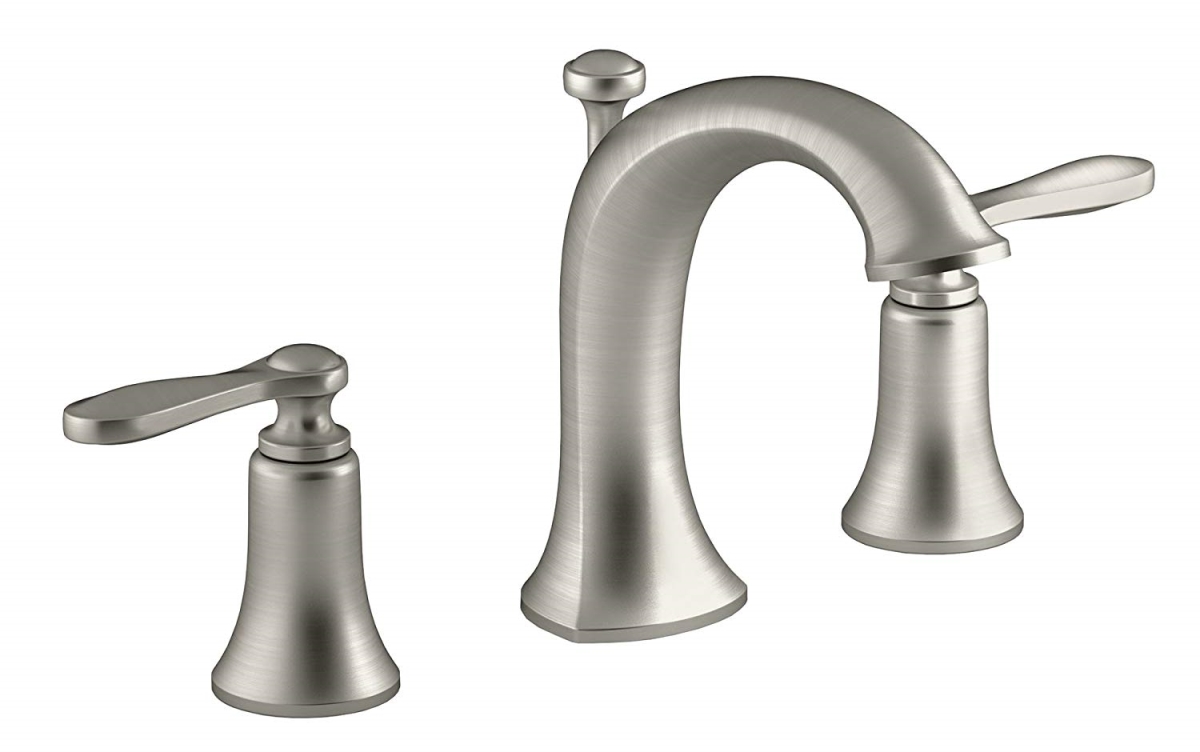 R45781-4d1-bn 8 In. Brushed Nickel Linwood Two Handle Widespread Lavatory Faucet