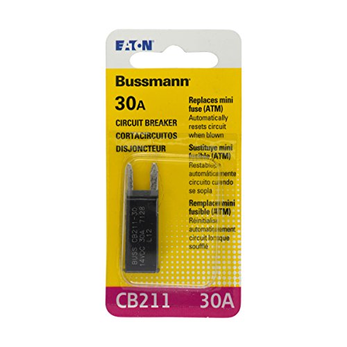 Bp-cb211-30-rp 30 A Type-i Atm Mini Circuit Breaker, Black