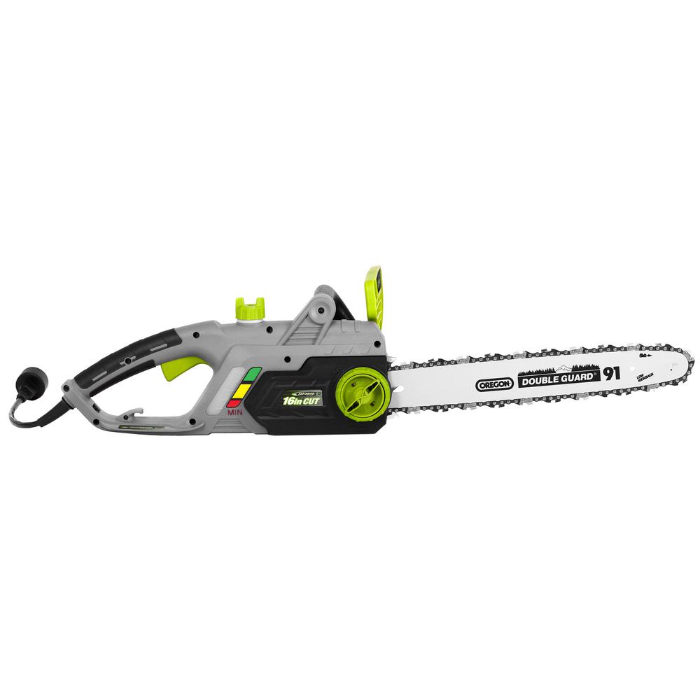 Earth Wise Cs33016 16 In. 12 A Electric Corded Chain Saw, Silver
