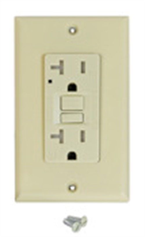 Bright Way Gfci20iv 20 A Tamper Resistant Gfci Outlet, Ivory