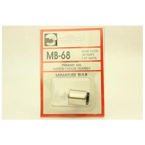 Mb-0068 13.5 V Automotive Light Bulb, Clear