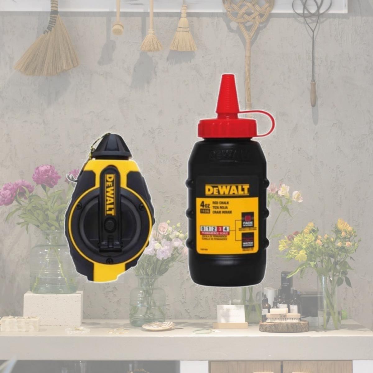 Picture of Dewalt DWHT47374L 4 oz Red&#44; Black & Yellow Chalk & Reel Kit