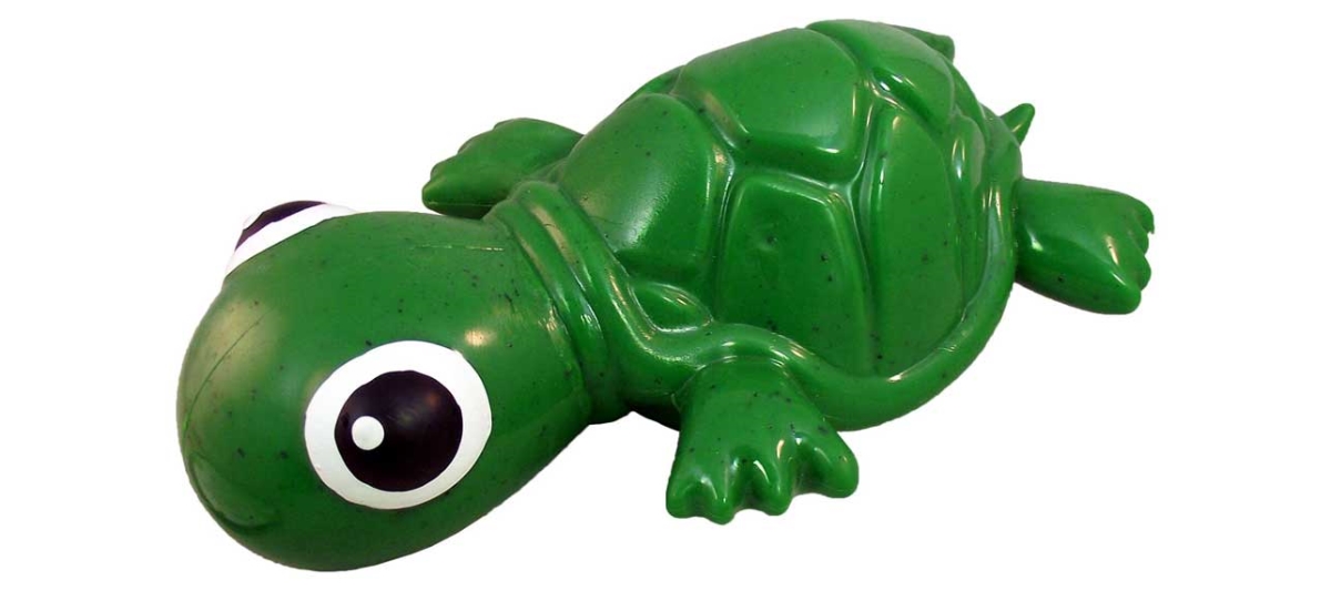 Rt-g-s Mini Green Retreads Turtle Dog Toy