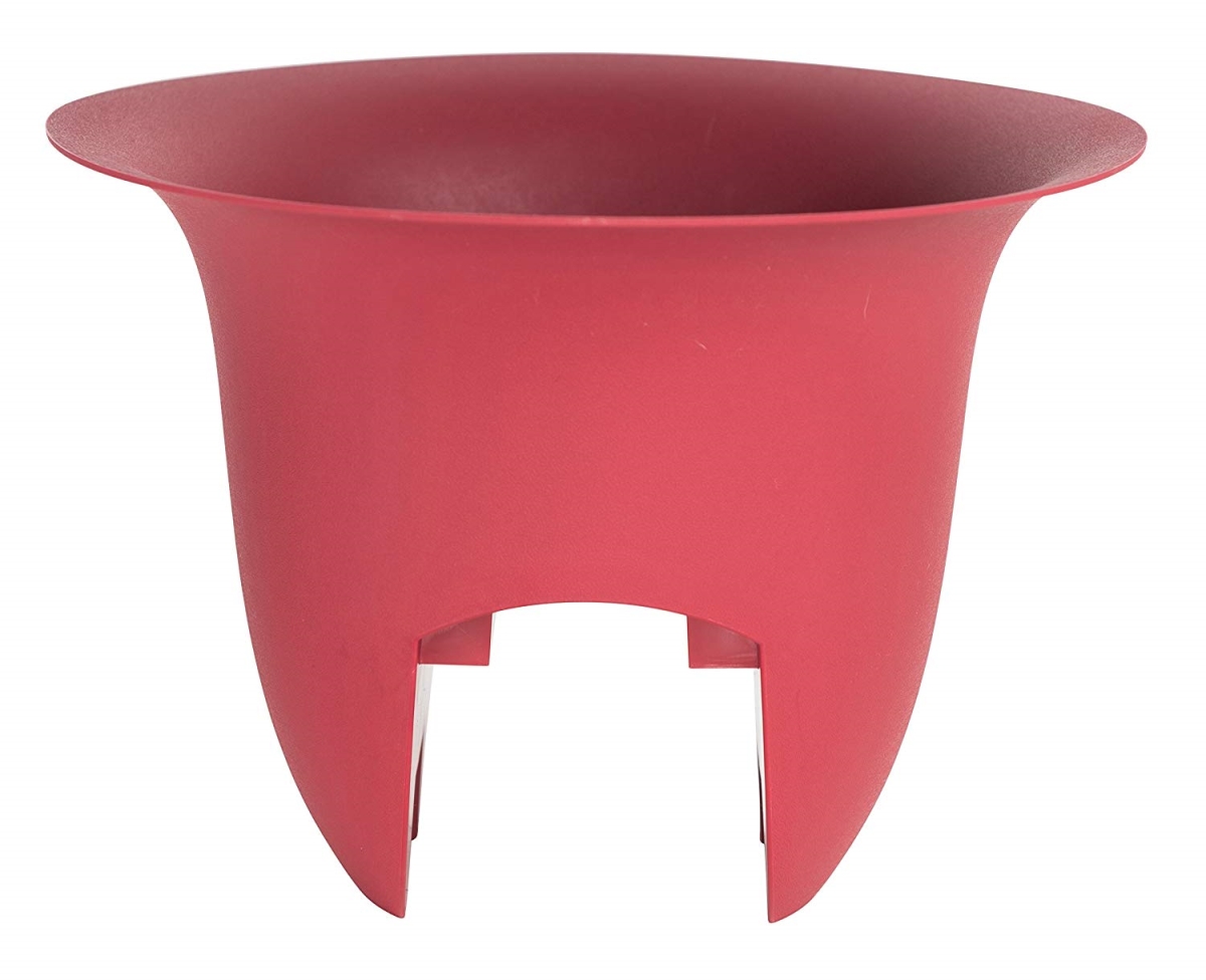 Mr1212 12 In. Red Modica Rail Planter, Pack Of 6
