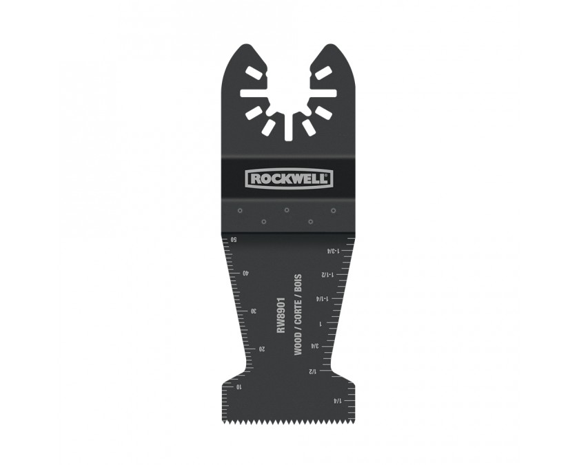Rockwell Rw8901 1.37 In. Sonicrafter Universal Wood End Cut Blade, Black