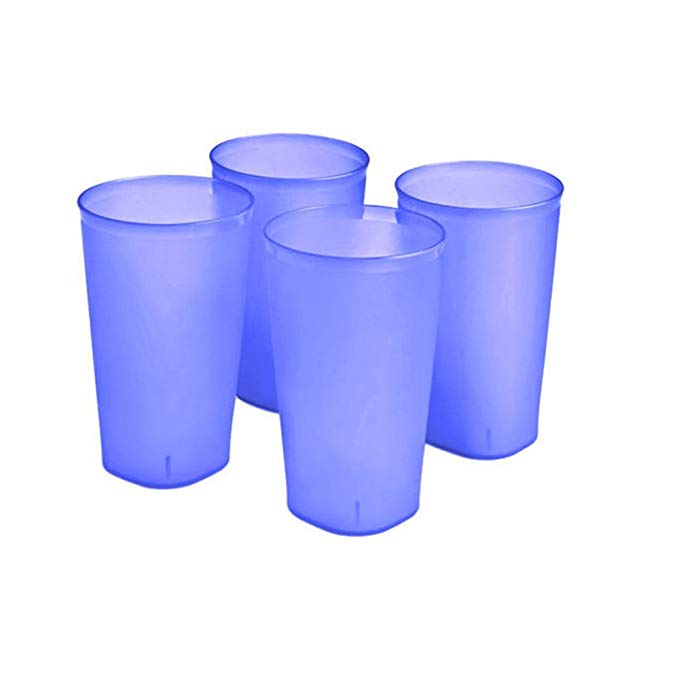 20 Oz Tuquoise Blue Tint Tumblers, 4 Count