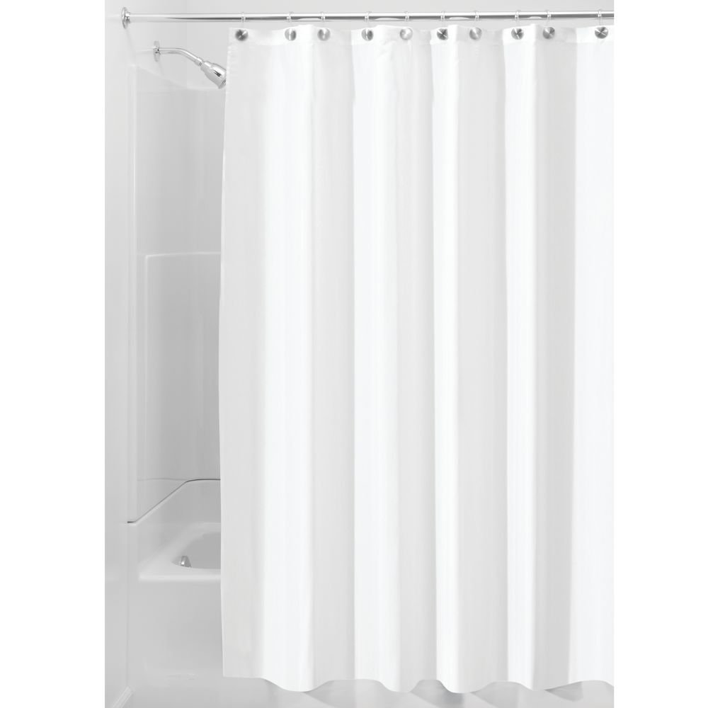 15462 108 X 72 In. White Polyester Shower Curtain Liner